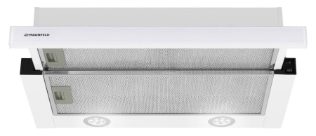 Вытяжка встраиваемая Maunfeld VS Fast Glass 60 белый управление: кулисные переключатели (1 мотор)
