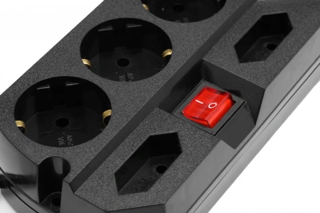 Сетевой фильтр Most TRG 2м (10 розеток) черный (коробка)