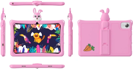 Планшет Digma Kids A10 SC9863A (1.6) 8C RAM2Gb ROM32Gb 10.1" IPS 1280x800 4G 1Sim Android 11.0 Go розовый 2Mpix 0.3Mpix BT WiFi microSD 128Gb GPRS EDGE 5000mAh 6hr 24hrs