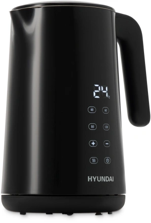 Чайник Hyundai HYK-S4017 1.7л. 2200Вт черный (металл)