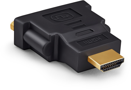 Переходник Buro HDMI-19M-DVI-I(F)-ADPT DVI-I(f) HDMI (m) черный