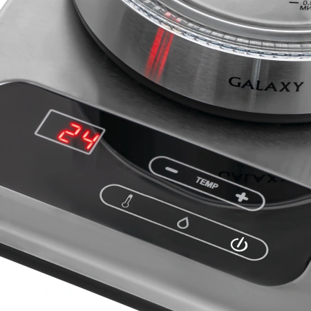 Чайник электрический Galaxy Line GL 0593 1.7л. 2200Вт прозрачный корпус: стекло (7010105930)