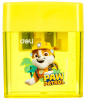 Точилка для карандашей ручная Deli EH551 Paw Patrol 2 отверстия пластик ассорти дисплей