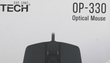 Мышь A4Tech OP-330 черный оптическая (1000dpi) USB (3but)