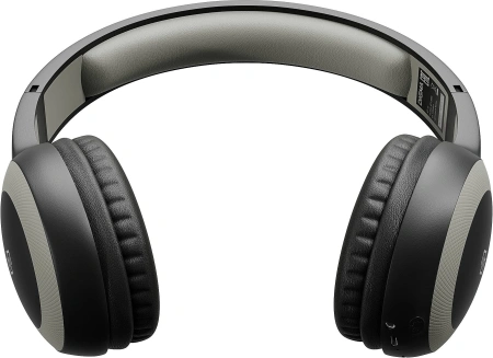 Гарнитура накладные Digma BT-15 черный/серый беспроводные bluetooth оголовье (BT-15BG)