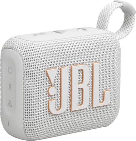 Колонка порт. JBL GO 4 белый 4.2W 1.0 BT 850mAh (JBLGO4WHT)