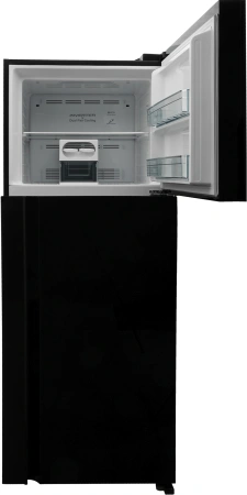 Холодильник Hitachi HRTN7489DF GBKCS 2-хкамерн. черный стекло (HRTN7489DFGBKCS)