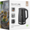 Чайник Galaxy Line GL 0337 1.7л. 2200Вт черный (металл/пластик)
