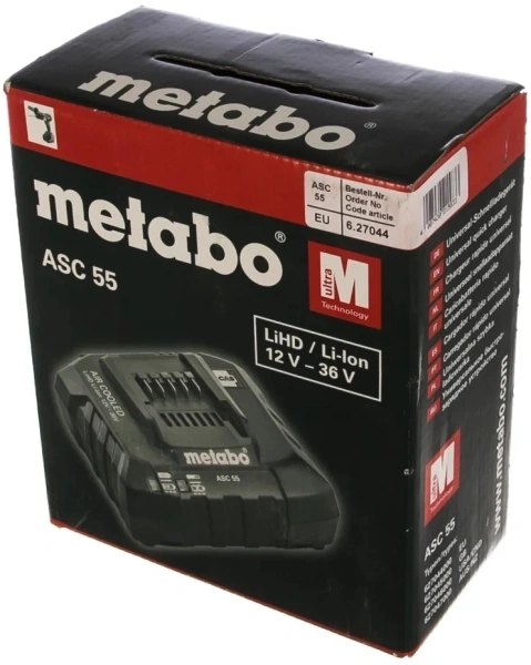 Зарядное устройство Metabo ASC 55, 12-36 В AIR COOLED (627044000)