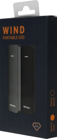 Накопитель SSD Hikvision USB-C 512GB HS-ESSD-P0512GWD 512G GREY 1.8" серый