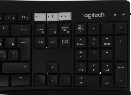 Клавиатура + мышь Logitech MK850 Performance клав:черный мышь:черный USB slim Multimedia (920-008226