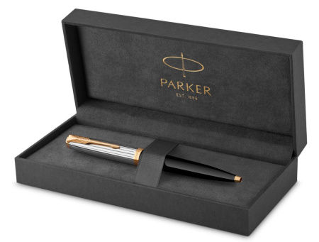 Ручка шариков. Parker 51 Premium (CW2169062) Black St.Steel GT M черн. черн. подар.кор.