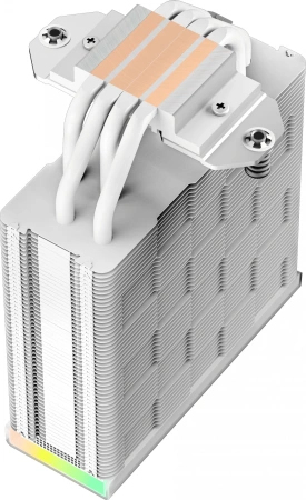 Устройство охлаждения(кулер) Deepcool AK400 Digital Wh Soc-AM5/AM4/1151/1200/1700 4-pin 28dB Al+Cu 2