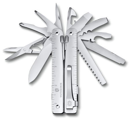 Мультитул Victorinox SwissTool MX Clip (3.0327.MKB1) 115мм 26функц. серебристый блистер