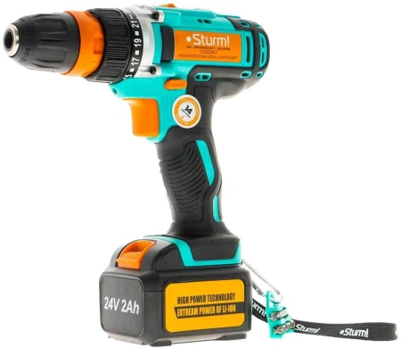 Дрель-шуруповерт Sturm! CD3224L аккум. патрон:быстрозажимной (кейс в комплекте)