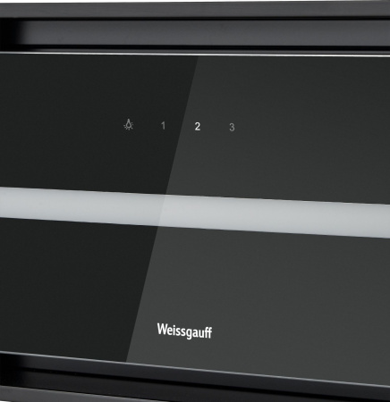 Вытяжка встраиваемая Weissgauff Omega BL черный управление: сенсорное (1 мотор)