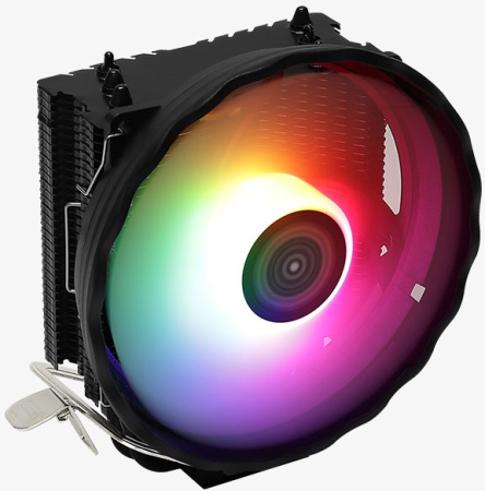 Устройство охлаждения(кулер) Aerocool Rave 3 ARGB Soc-AM5/AM4/1151/1200/1700 4-pin 18-27dB Al 125W 5