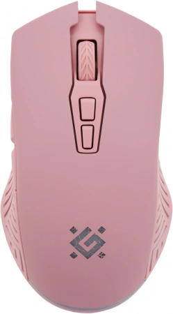 Мышь Defender Pandora GM-502 розовый оптическая 3200dpi silent беспров. USB 6but (52501)
