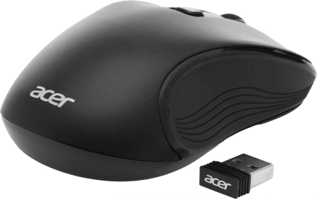 Мышь Acer OMR303 черный оптическая (1600dpi) беспроводная USB (6but)
