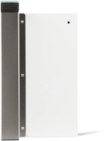 Вытяжка встраиваемая Elikor Интегра Glass 50Н-400-В2Д нержавеющая сталь/стекло белое управление: кнопочное (1 мотор)