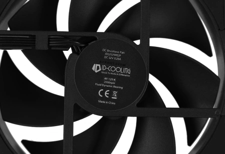 Вентилятор ID-Cooling AF-125-K 120x120 4-pin 14-30dB 170gr Ret