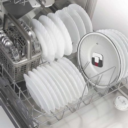 Крышка Rondell Stripes RDA-1621 d=26см крыш.прозрачный руч.серая