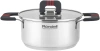 Кастрюля Rondell Stripes RDS-1636 1.2л. d=16см (с крышкой) стальной