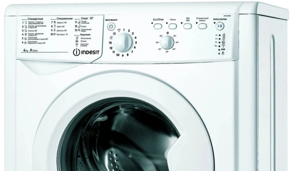 Стиральная машина Indesit EcoTime IWUB 4085 класс: A загр.фронтальная макс.:4кг белый