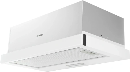 Вытяжка встраиваемая Hyundai HBH 6235 WG белый управление: кнопочное (1 мотор)