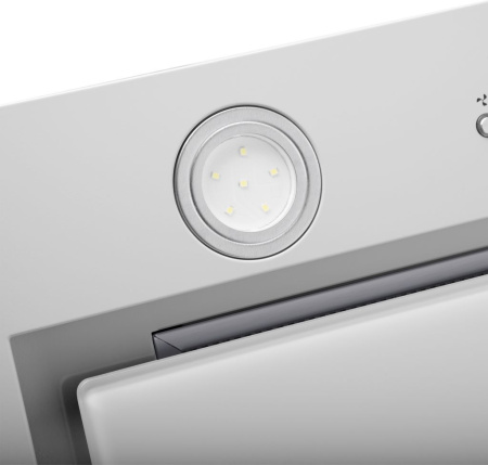 Вытяжка встраиваемая Maunfeld TRAPEZE 602IG белый управление: кнопочное (1 мотор)