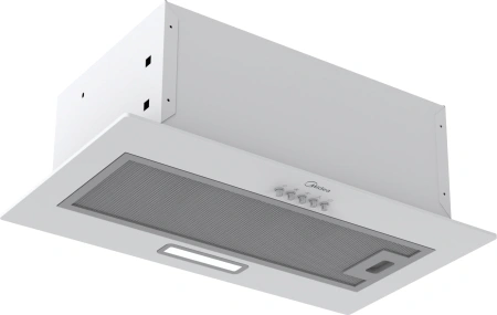 Вытяжка встраиваемая Midea MH60I301W белый управление: кнопочное (1 мотор)