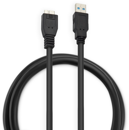 Кабель Buro MK30-AM-0.5 micro USB 3.0 B (m) USB A(m) 0.5м черный