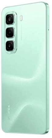Смартфон Infinix X6882 Hot 50 256Gb 6Gb зеленый моноблок 3G 4G 2Sim 6.78" 1080x2460 Android 14 50Mpix 802.11 a/b/g/n/ac NFC GPS GSM900/1800 GSM1900 TouchSc Protect FM microSD max2048Gb