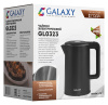 Чайник электрический Galaxy GL 0323 1.7л. 2000Вт черный корпус: пластик (ГЛ0323ЧЕРН)