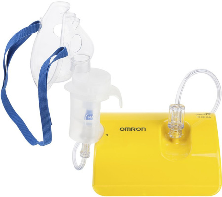 Ингалятор Omron NE-C24 Kids (NE-C801S-KDRU) компрессорный стационарный желтый