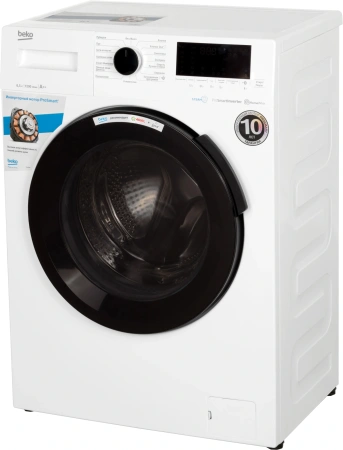 Стиральная машина Beko WSPE6H616W класс: A+++ загр.фронтальная макс.:6.5кг белый