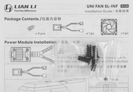 Вентилятор Lian-Li SL INF 140 Black 4-pin 28.6dB LED Ret