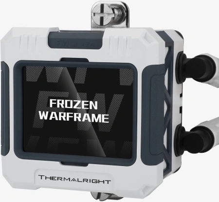 Система водяного охлаждения Thermalright Frozen Warframe 420 ARGB Soc-AM5/AM4/1200/1700/1851 белый 4-pin 29.8dB Al LCD Ret (F-WFRAME-420-WH-ARGB)
