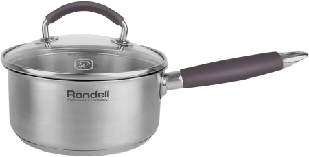 Ковш Rondell Akzent RDS-1386 1.3л. d=16см (с крышкой) стальной