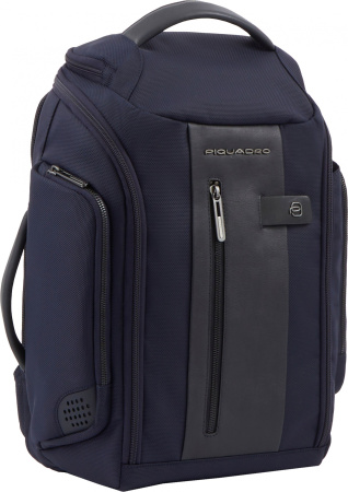 Сумка дорожная Piquadro Brief2 BV6154BR2/BLU синий нейлон/натур.кожа