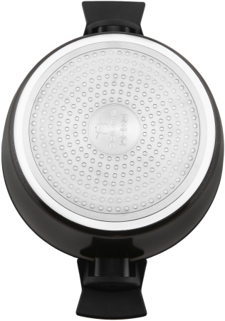 Кастрюля Polaris Monolit 24C 4л. d=24см (с крышкой) черный (015249)