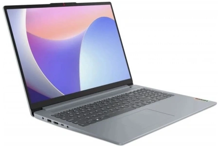 Ноутбук Lenovo IdeaPad Slim 3 15IRU8 Core i3 1315U 8Gb SSD256Gb Intel UHD Graphics 15.6" TN FHD (1920x1080) без ОС grey WiFi BT Cam (82X700DBUE)