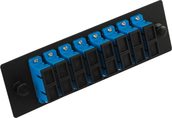 Панель Lanmaster LAN-APM-8X2LC/OS2 1/4 19" 8xLC дупл. 9/125 OS2 (упак.:1шт)
