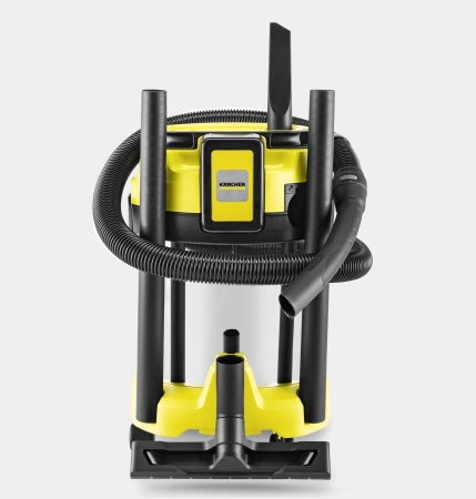 Строительный пылесос Karcher WD 3-18 S V-17/20 225Вт (уборка: сухая/влажная) желтый