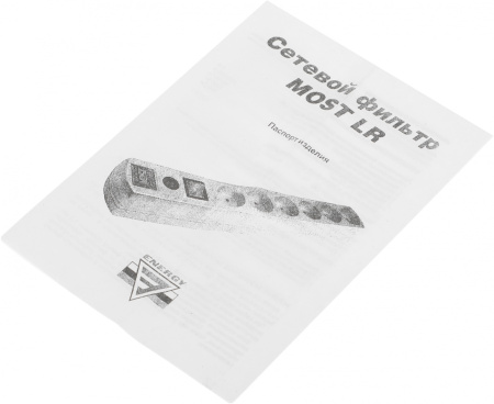 Сетевой фильтр Most LR 3м (6 розеток) черный (коробка)