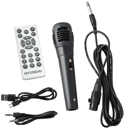 Минисистема Hyundai H-MC1220 черный 60Вт FM USB BT micro SD