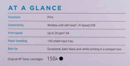 Принтер лазерный HP LaserJet M111w (7MD68A) A4 WiFi белый