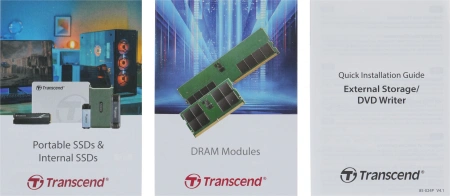 Накопитель SSD Transcend USB-C 1Tb TS1TESD270C 1.8" черный USB