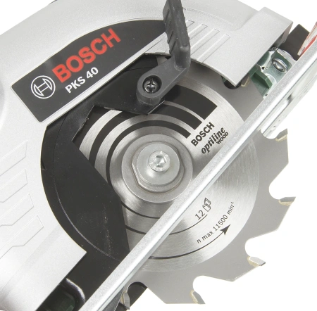 Циркулярная пила (дисковая) Bosch PKS 40 850Вт (ручная) D диска.:130мм (06033C5000)