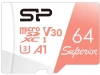 Флеш карта microSDXC 64GB Silicon Power SP064GBSTXDV3V20SP Superior + adapter